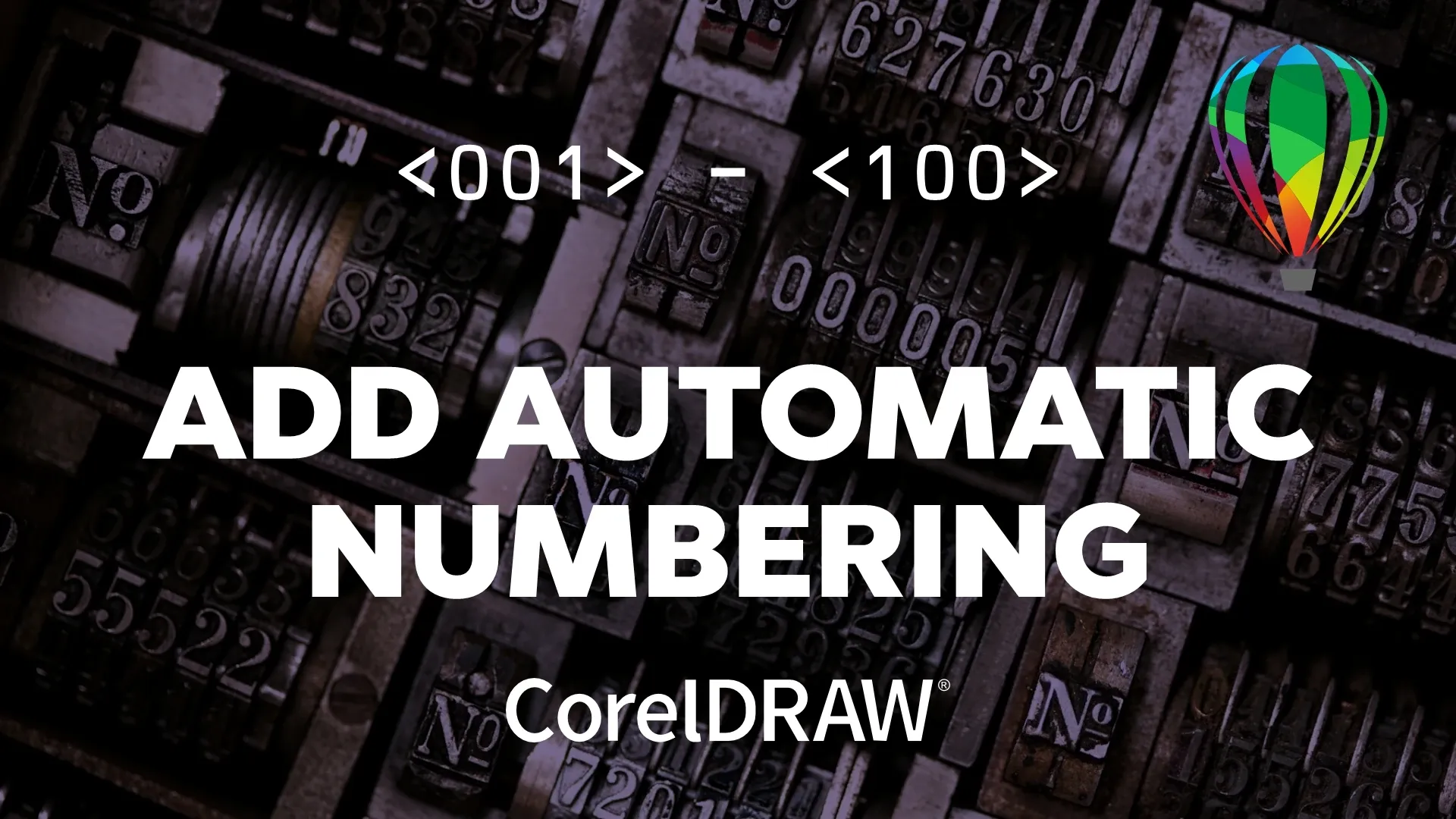 Automatska numeracija ulaznica u CorelDRAW-u