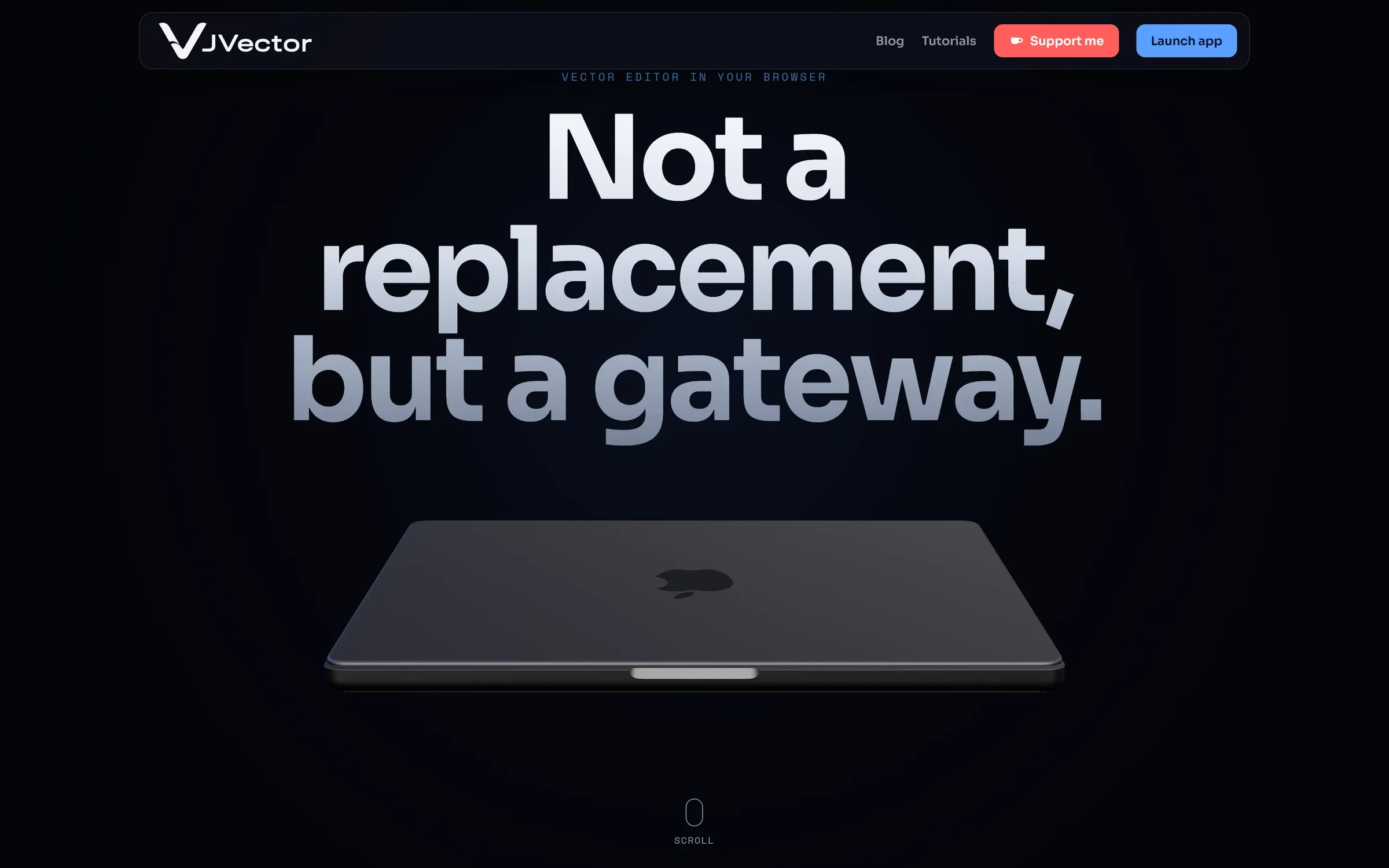 JVector.net, Veb dizajn